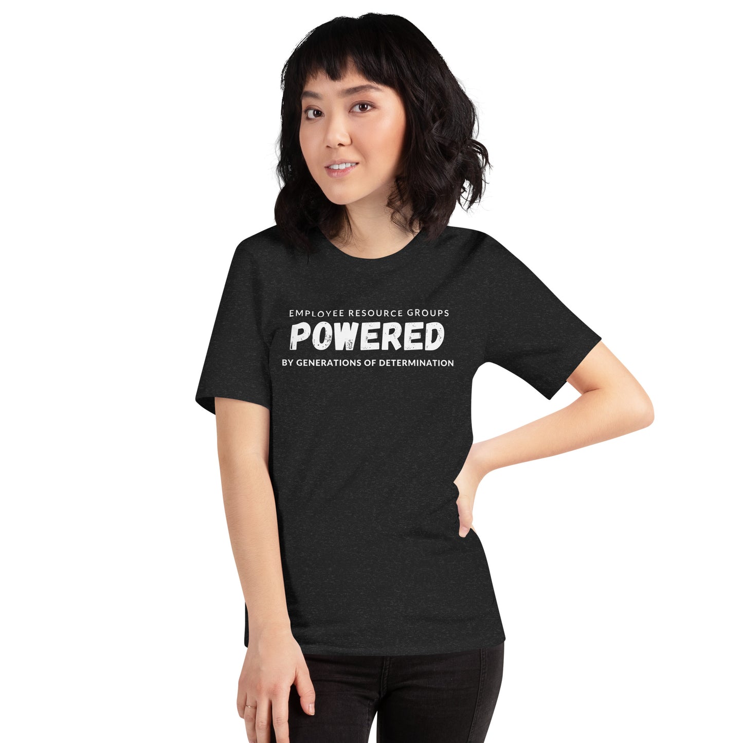 Unisex t-shirt - Employee Resource Groups Powered by Generations of Determination