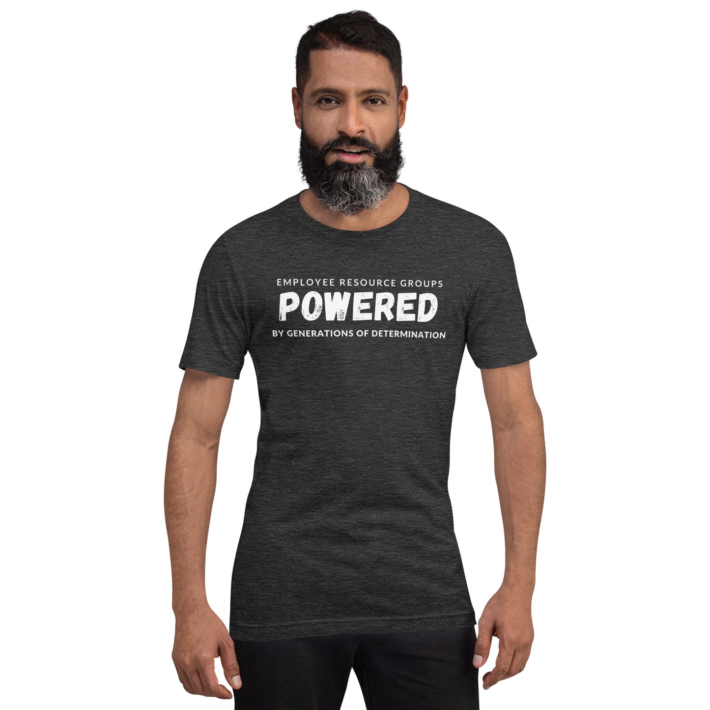 Unisex t-shirt - Employee Resource Groups Powered by Generations of Determination