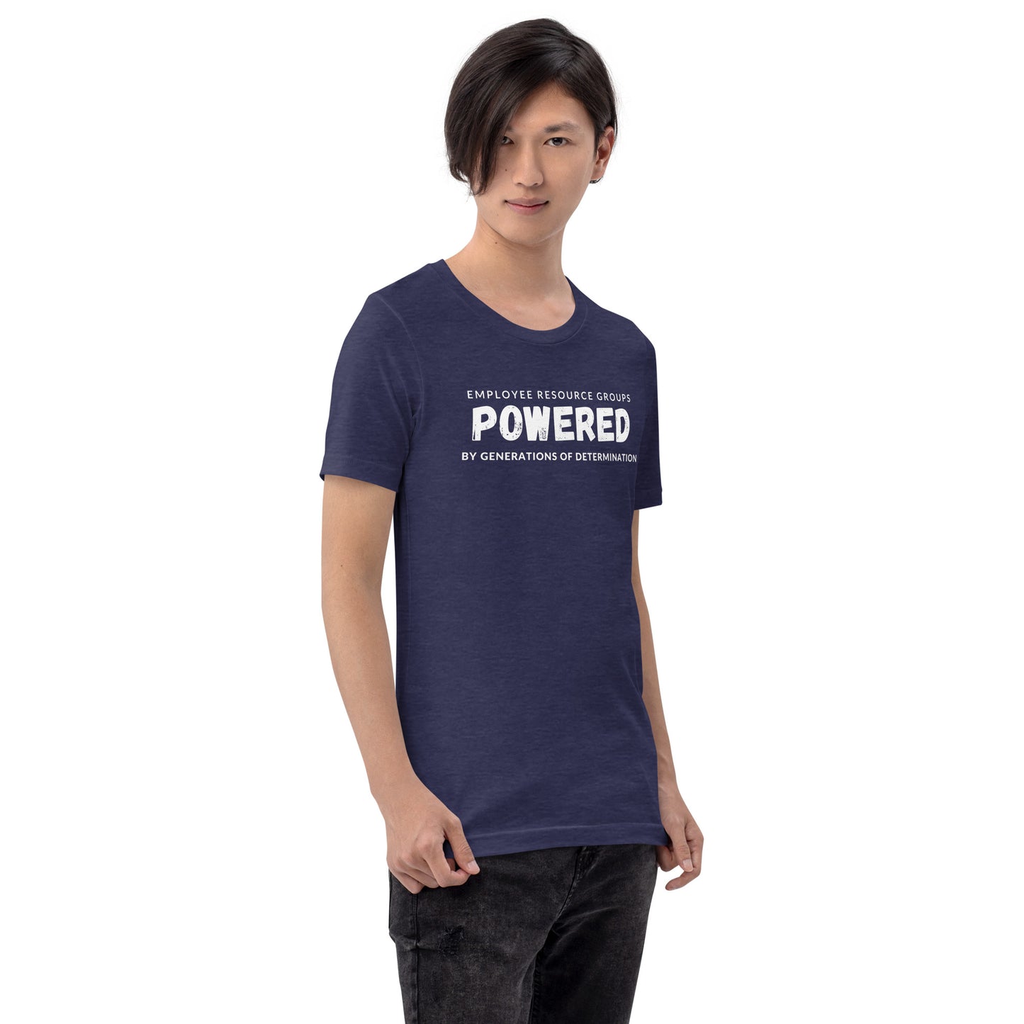 Unisex t-shirt - Employee Resource Groups Powered by Generations of Determination