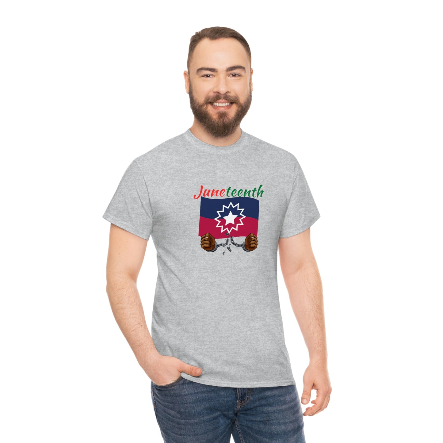 Juneteenth Breaking the Chains Unisex Heavy Cotton Tee