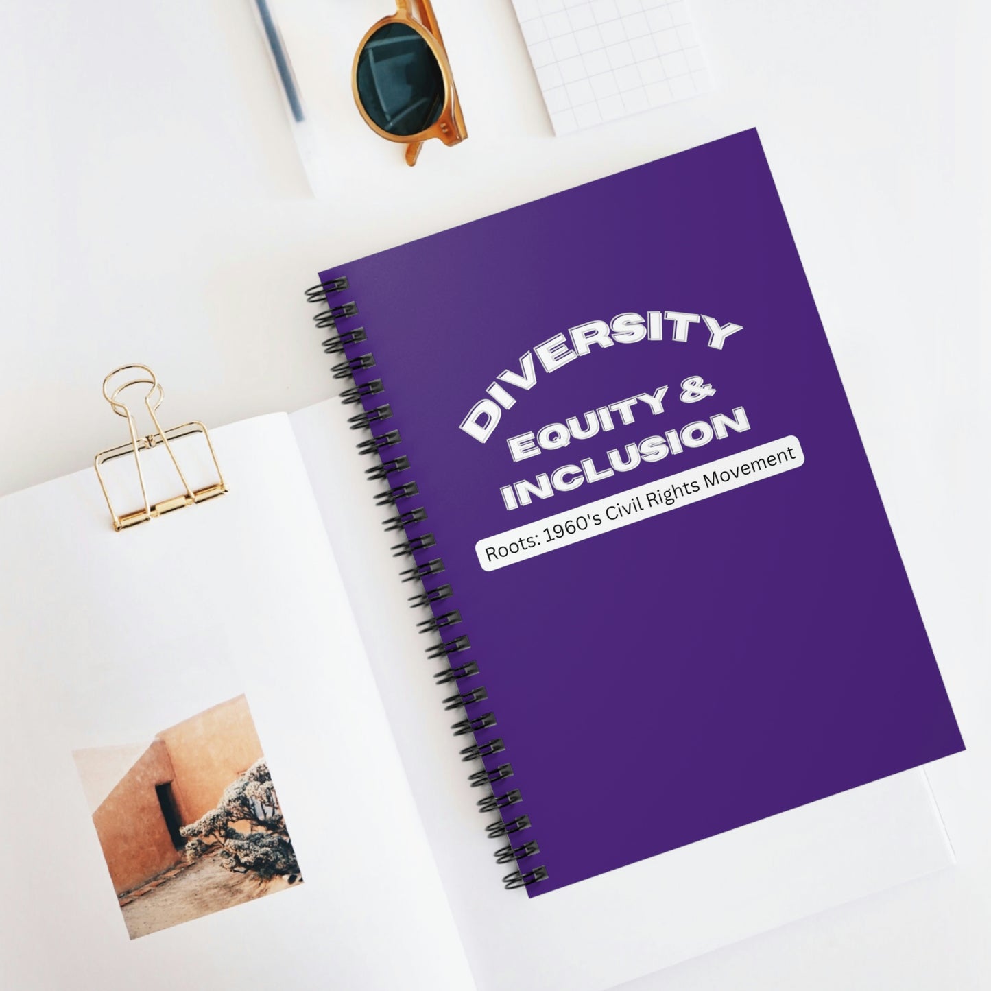 Diversity Equity & Inclusion Spiral Notebook - Ruled Line
