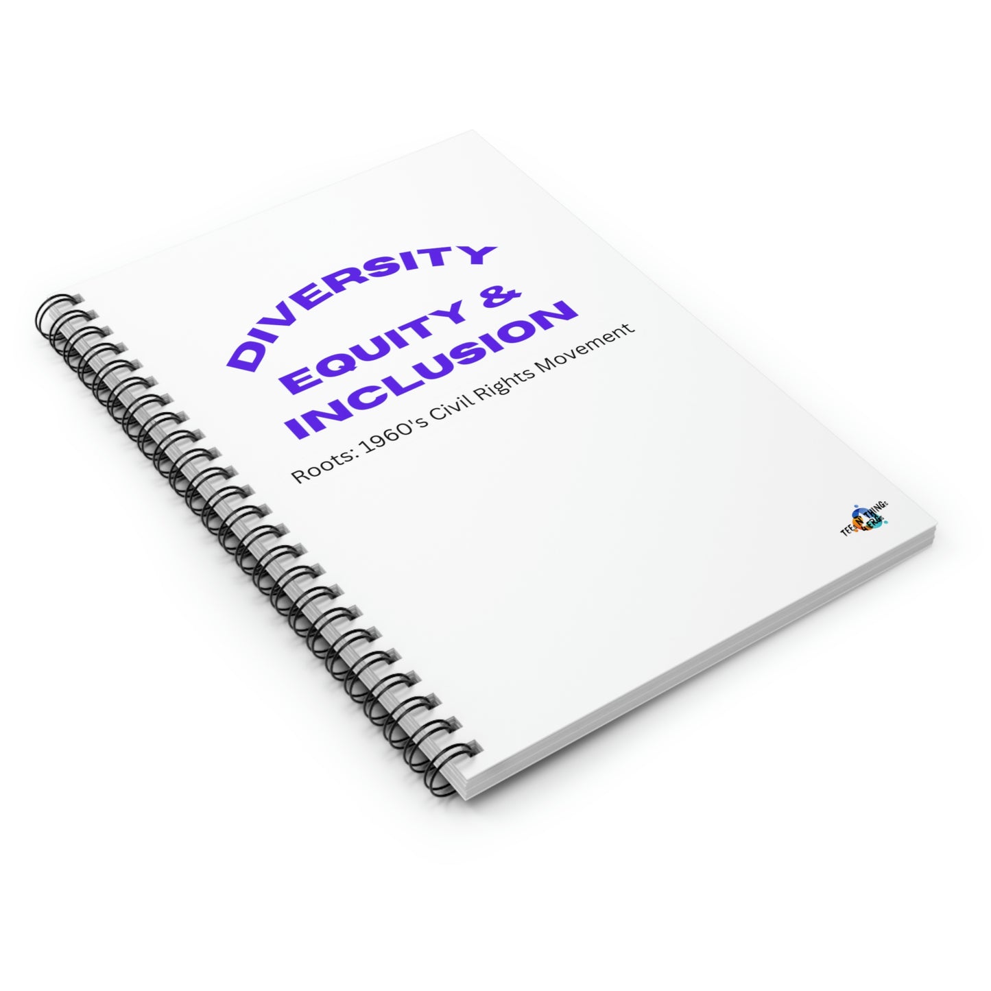 Diversity Equity & Inclusion Spiral Notebook - Ruled Line