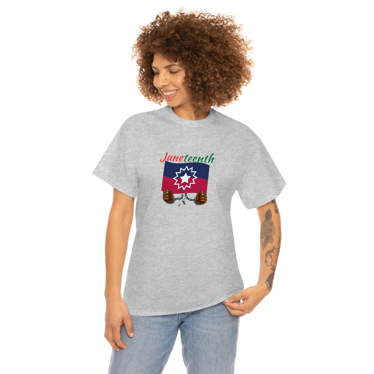 Juneteenth Breaking the Chains Unisex Heavy Cotton Tee
