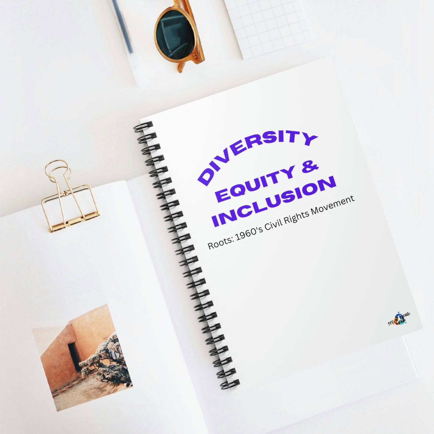 Diversity Equity & Inclusion Spiral Notebook - Ruled Line