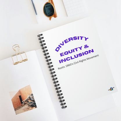 Diversity Equity & Inclusion Spiral Notebook - Ruled Line