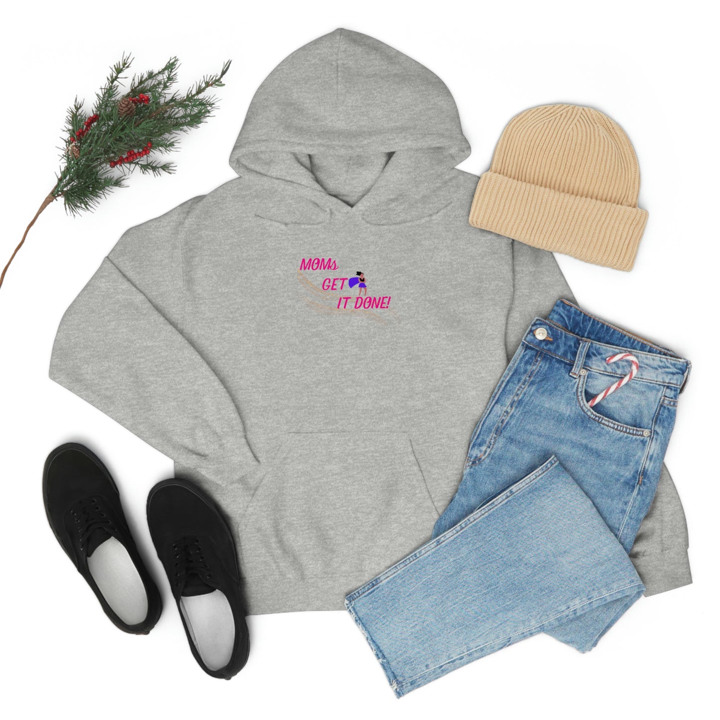 Moms Get It Done Unisex Heavy Blend™ Hooded Sweatshirt