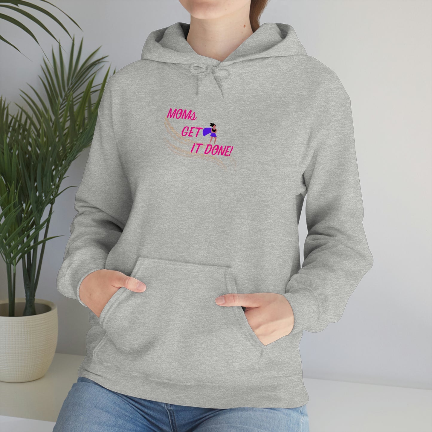 Moms Get It Done Unisex Heavy Blend™ Hooded Sweatshirt