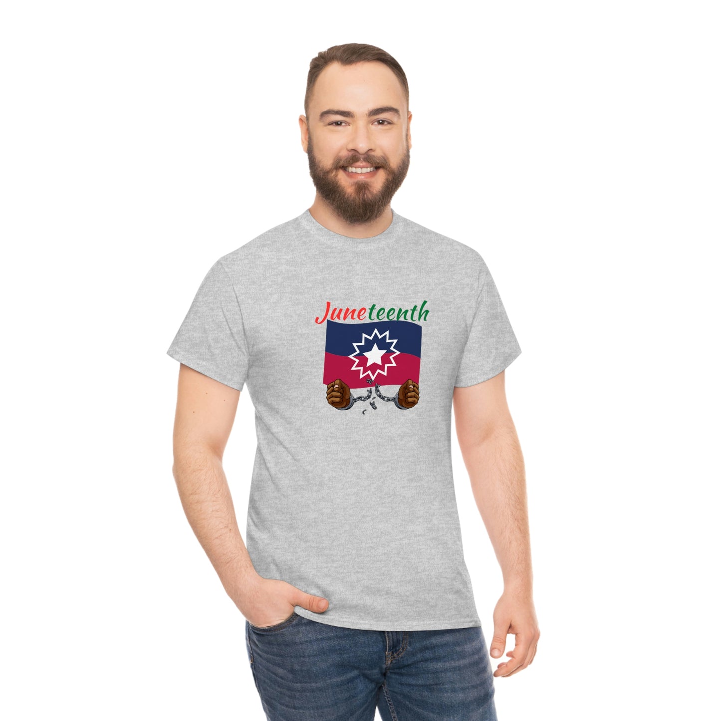 Juneteenth Breaking the Chains Unisex Heavy Cotton Tee