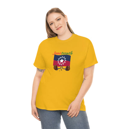Juneteenth Breaking the Chains Unisex Heavy Cotton Tee