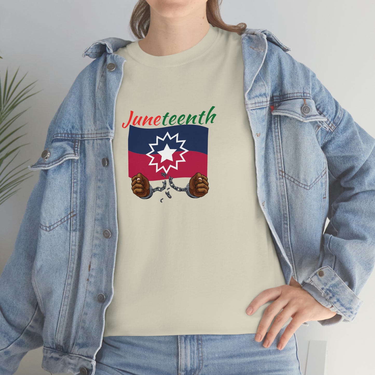 Juneteenth Breaking the Chains Unisex Heavy Cotton Tee