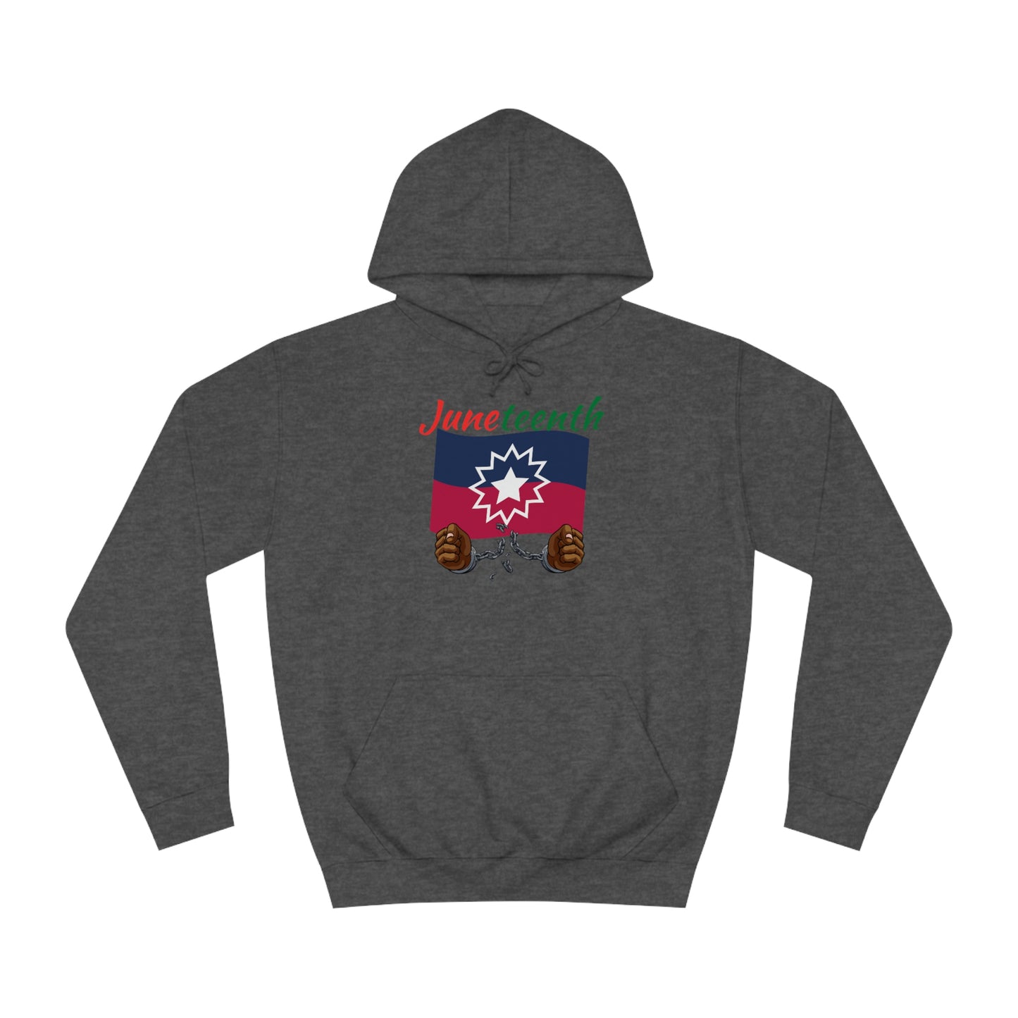 Juneteenth Breaking the Chains Unisex College Hoodie