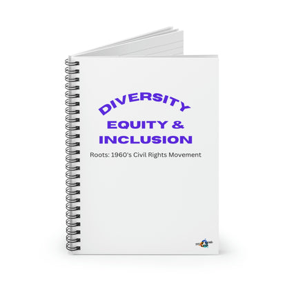 Diversity Equity & Inclusion Spiral Notebook - Ruled Line